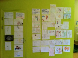 Stories into Games - the design wall